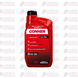 Aceite Multigrado SAE20W50 API SL 946 ml